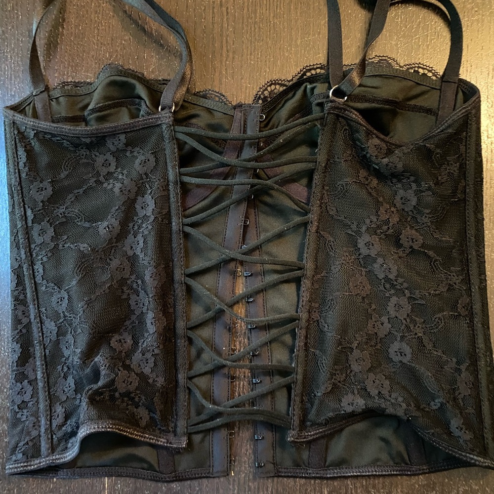 black corset top